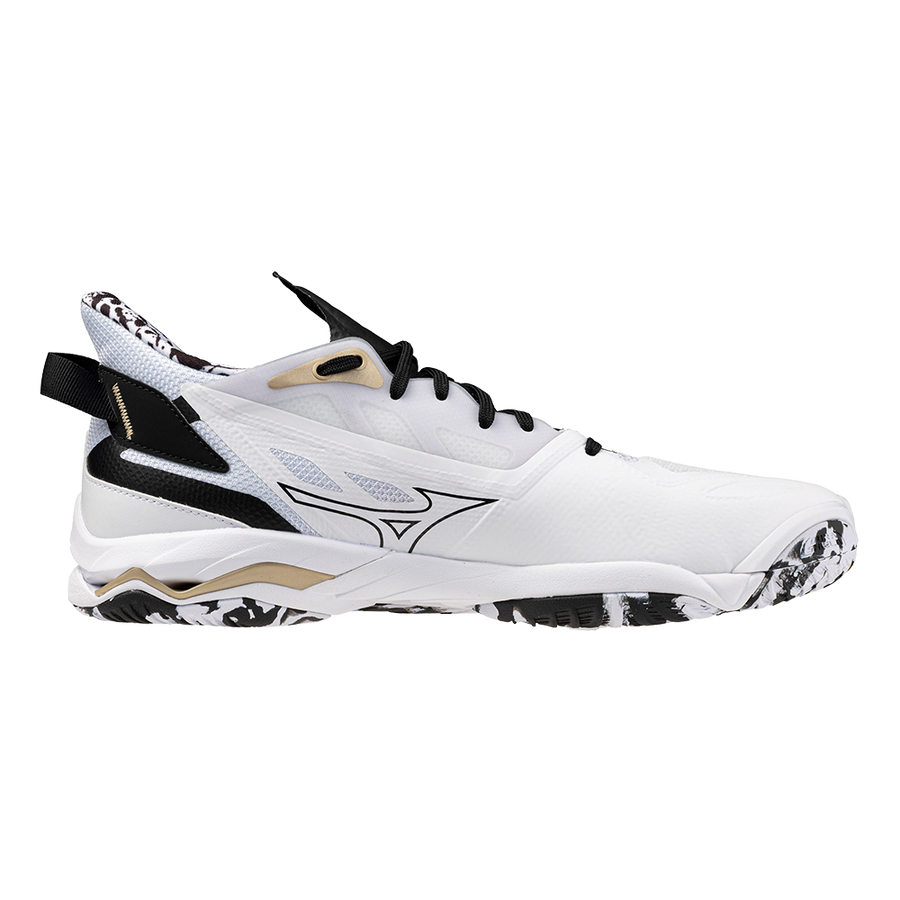 Mizuno WAVE MIRAGE 5 White/Black/GE Gold