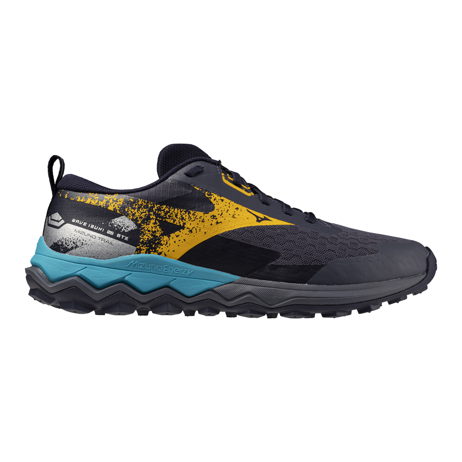 Mizuno WAVE IBUKI 5 GTX Odyssey Gray/Citrus/Baritone Blue