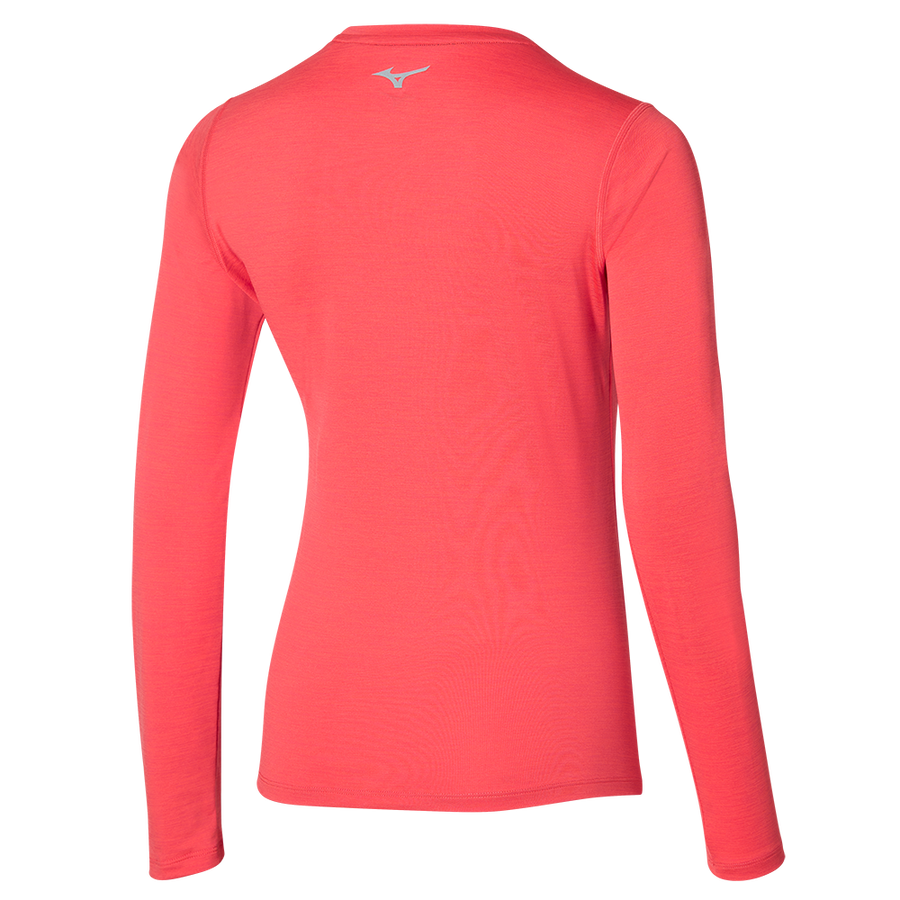 Mizuno IMPULSE CORE LONGSLEEVE T-SHIRT White/Blue