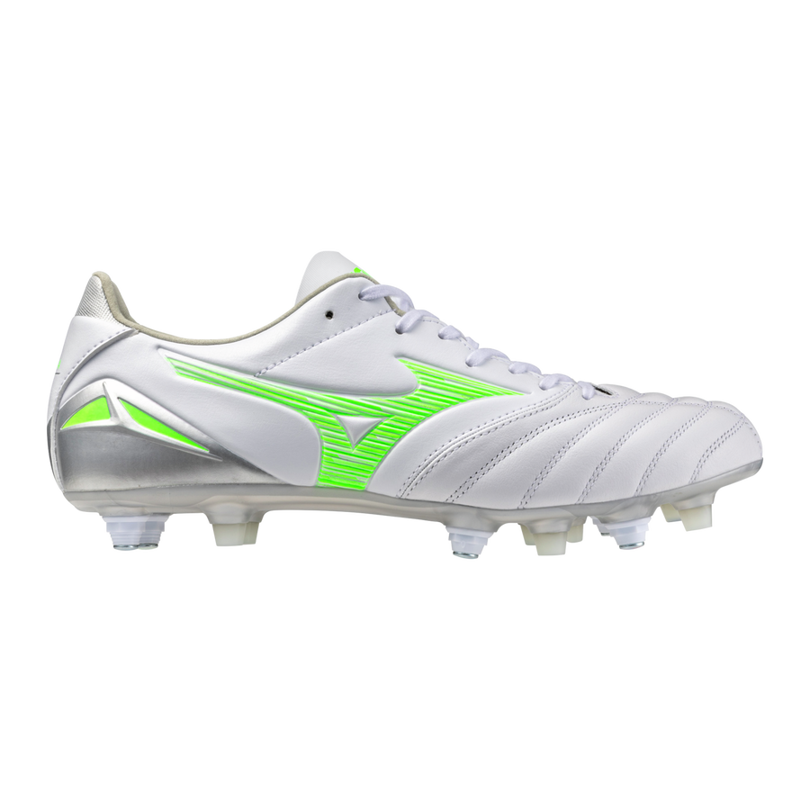 Mizuno MORELIA NEO IV PRO MIX White/neon green/cool gray 3c