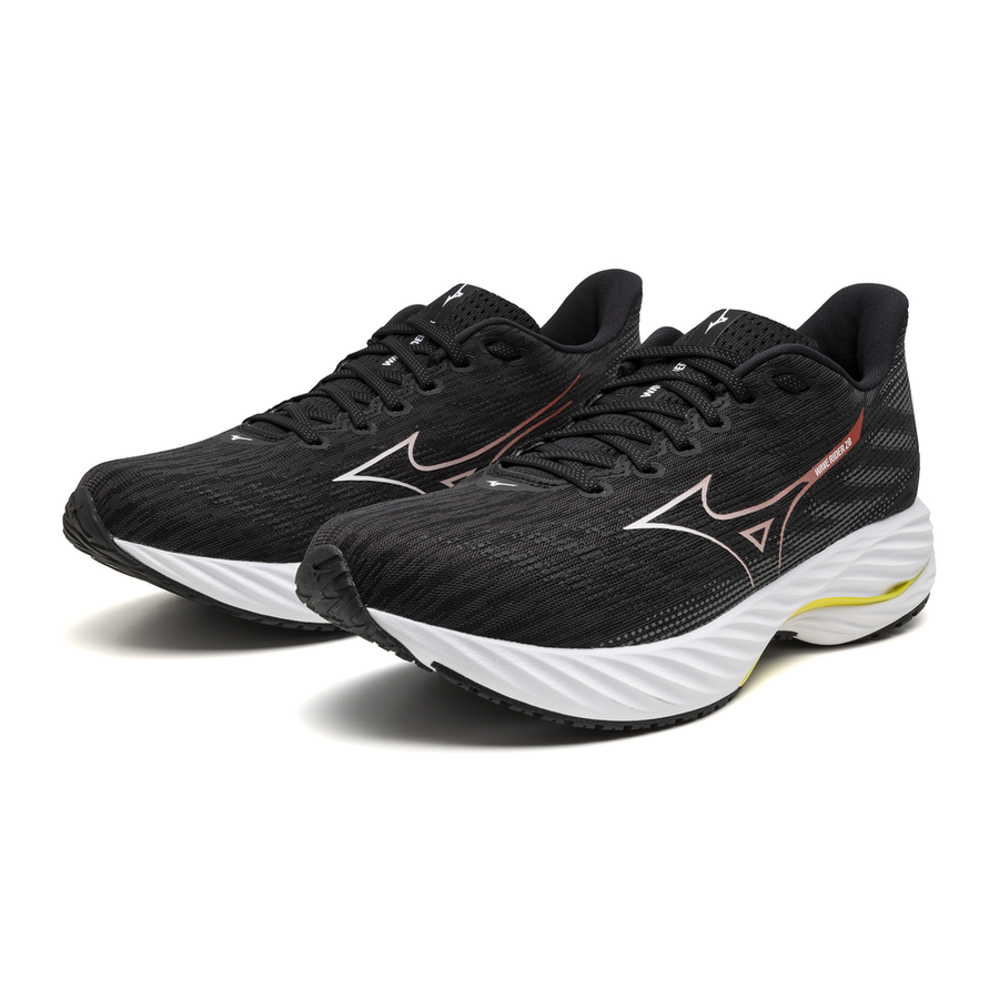 Mizuno WAVE RIDER 28 Black/White/Evening Primrose