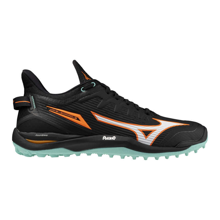 Mizuno WAVE LEOPARDUS Black/Tangelo/Ice Green