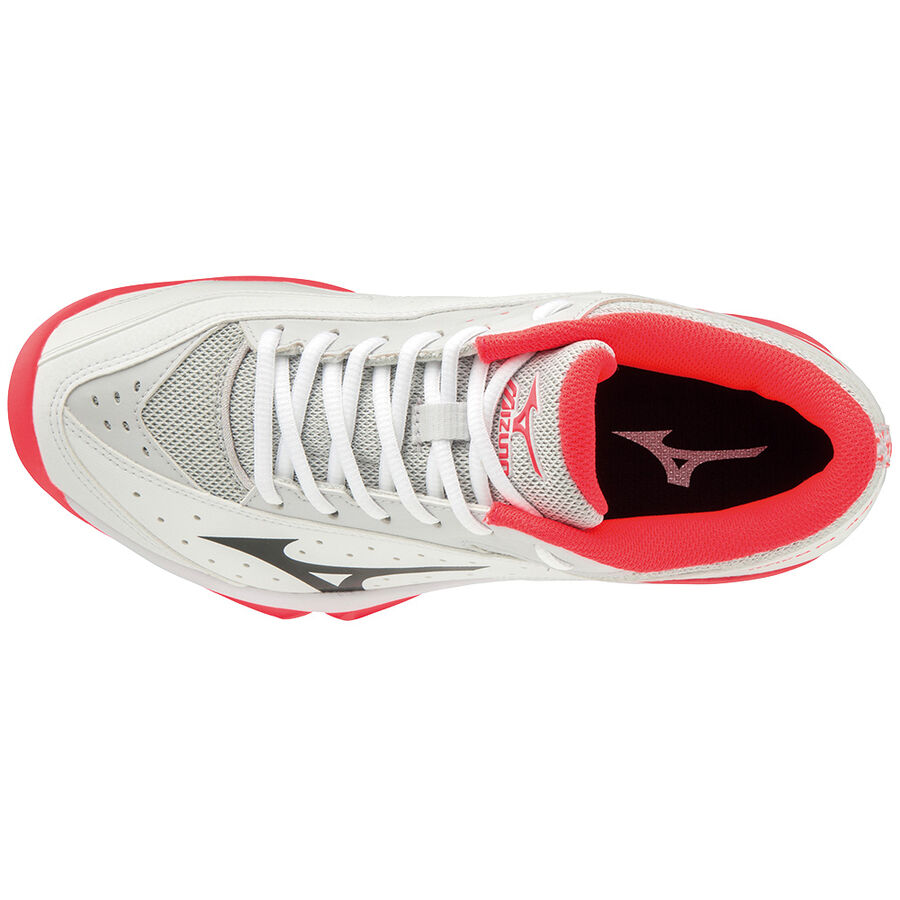 Mizuno WAVE FLASH AC White/DShadow /FieryCoral