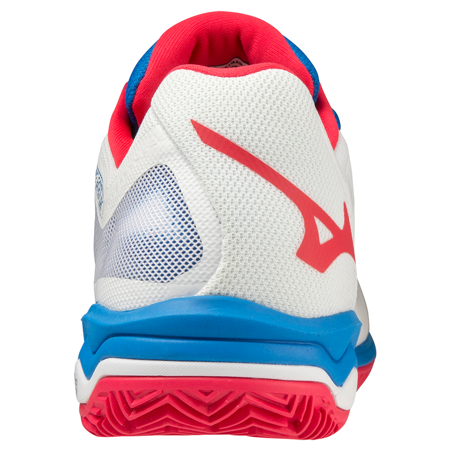 Mizuno Wave Exceed Light Padel White/Opera Red/Prace Blue
