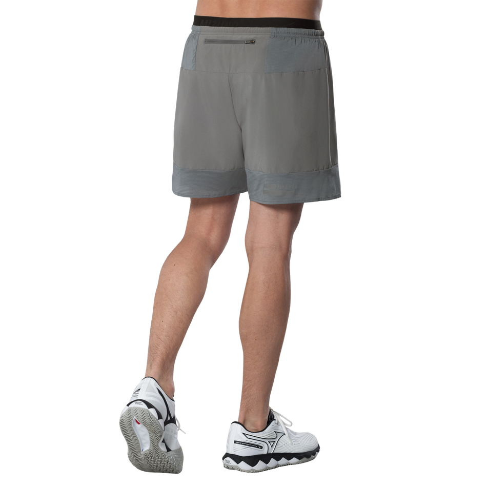 Mizuno 2in1 5.5 Inches Short(M) Lava Smoke