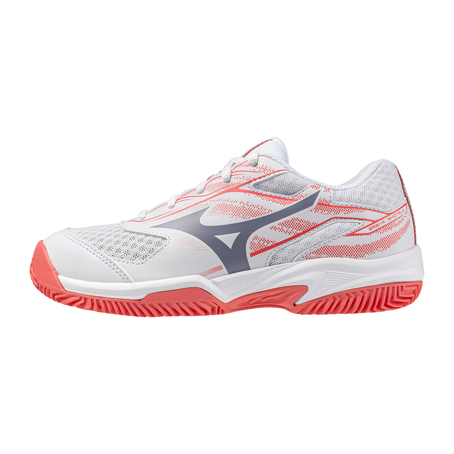 Mizuno BREAK SHOT 5 Jr. CC White/Blue Granite/Calypso Coral
