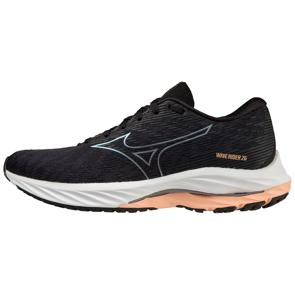 Mizuno Wave Rider 26 Gray/Quicksilver/Salmon