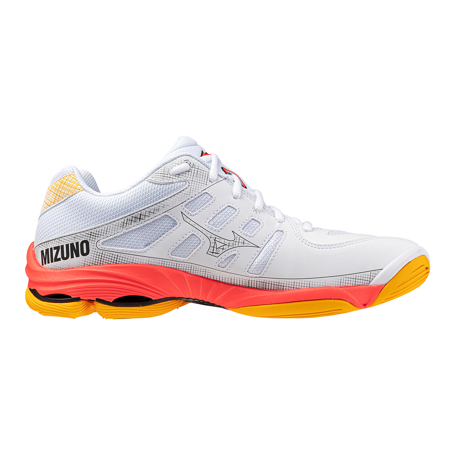 Mizuno WAVE VOLTAGE 2 White/Fiery Coral 2/Citrus