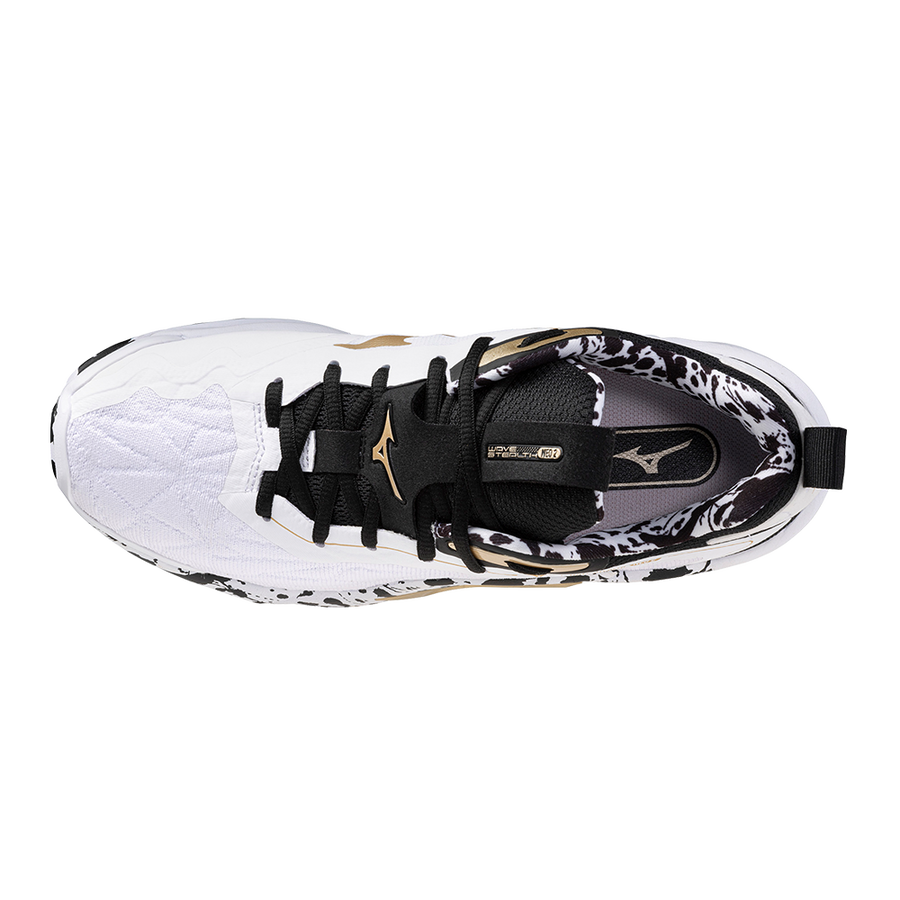 Mizuno WAVE STEALTH NEO 2 White/Black/GE Gold