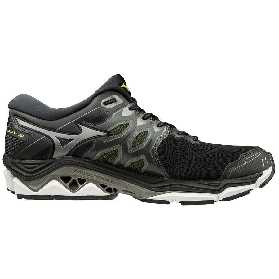 Mizuno WAVE HORIZON 3 Black/MShadow/SYellow