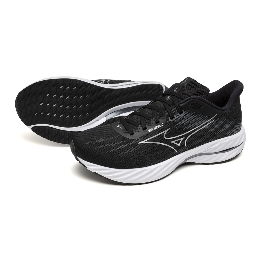 Mizuno WAVE INSPIRE 21 2E Black/silver/metallic gray