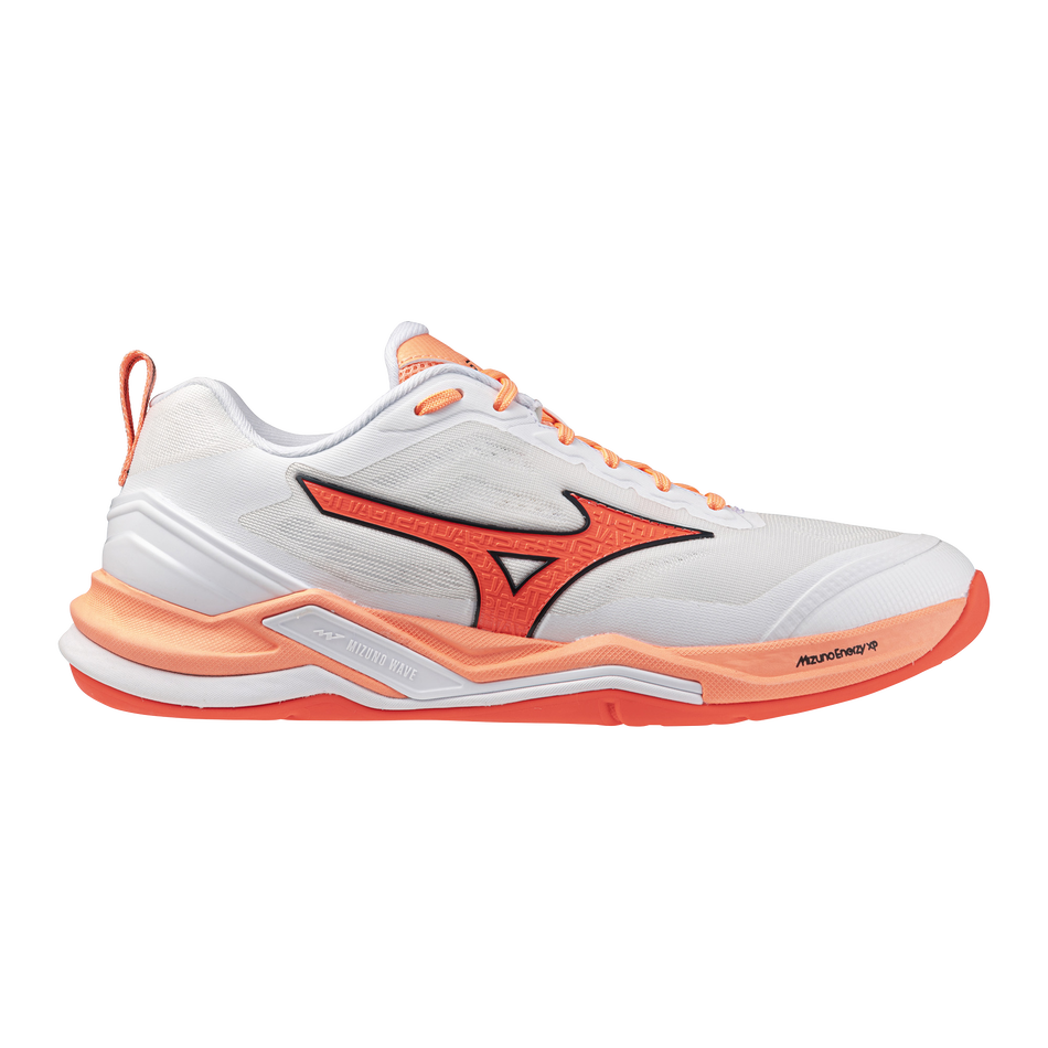 Mizuno WAVE STEALTH ELITE White/lava Orange