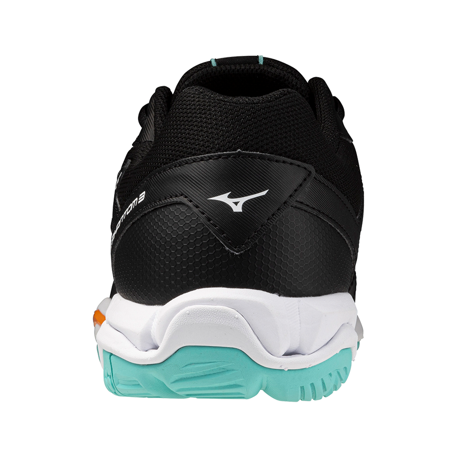 Mizuno WAVE PHANTOM 3 Black/Tangelo/Ice Green