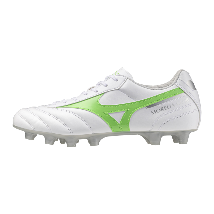 Mizuno MORELIA II CLUB White/neon green/galaxy silver