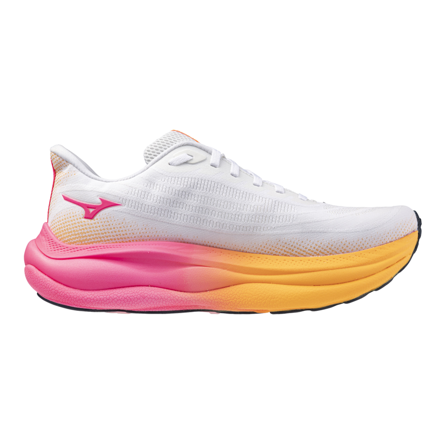 Mizuno WAVE SKY 9 White/Tang Orange/Pink Tetra
