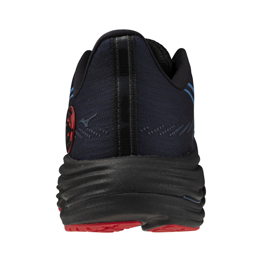 Mizuno WAVE RIDER 29 AMSTERDAM Black/All Aboard/High Risk Red