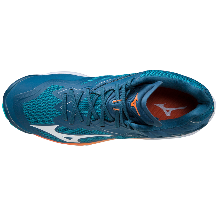 Mizuno Wave Lightning Z6Mid LBlue/White/Firecracker