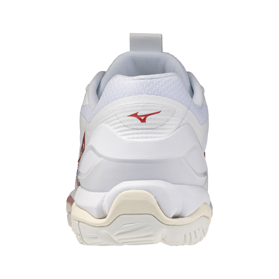 Mizuno WAVE STEALTH 6 White/Rose Elegance/Lava Falls