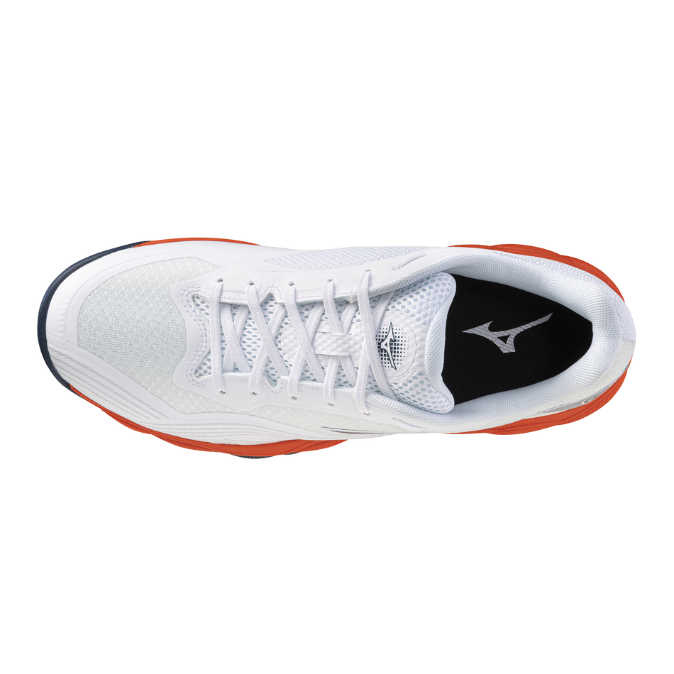 Mizuno WAVE ENFORCE COURT 2 CC White/insignia Blue/orange.com