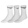 Mizuno TRAINING 3P SOCKS WITH LINE White/Ether/Bellwether