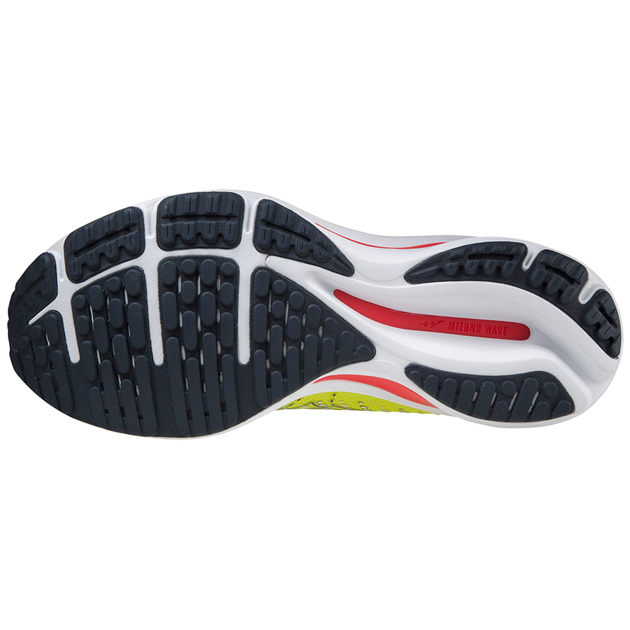 Mizuno Wave Rider 25 SLime/SkyCaptain/IRed