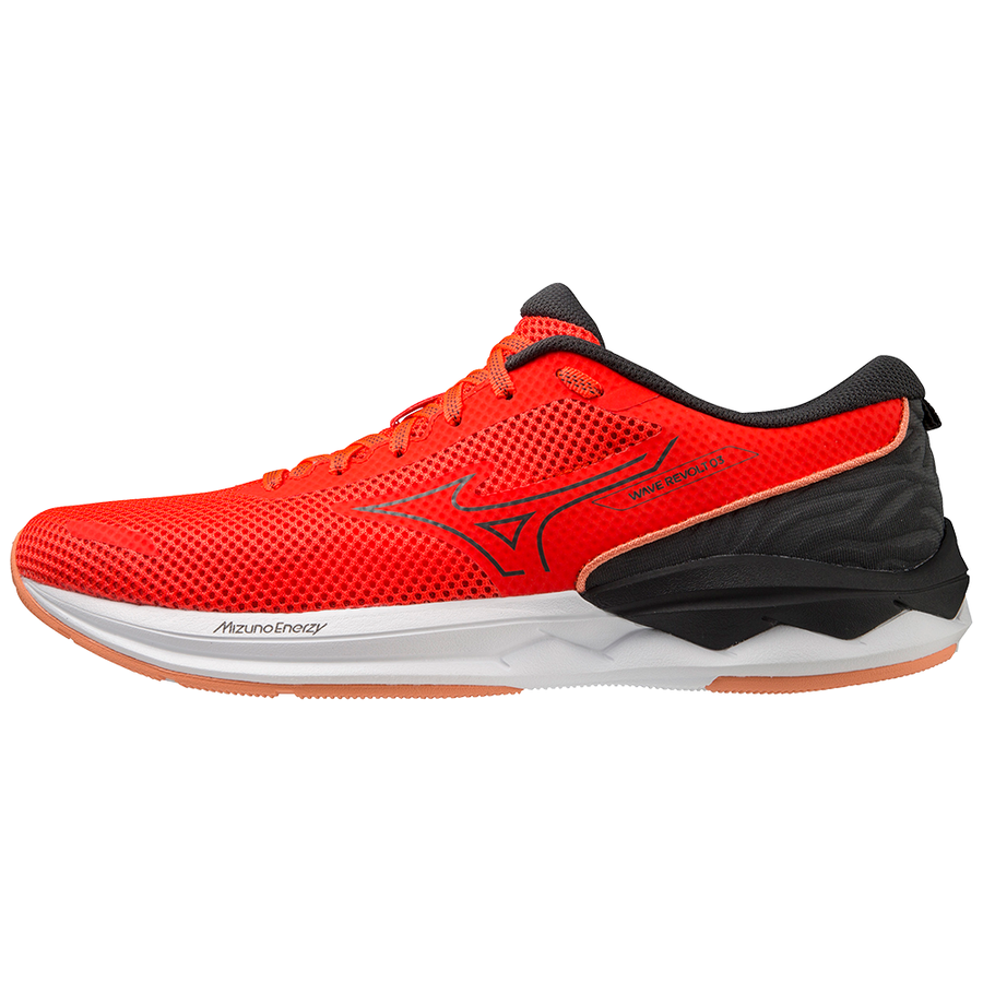 Mizuno WAVE REVOLT 3 Soleil/Black Oyster/White