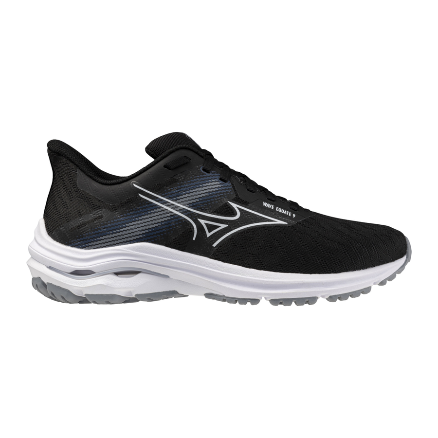 Mizuno WAVE EQUATE 9 Black/White/Nimbus Cloud