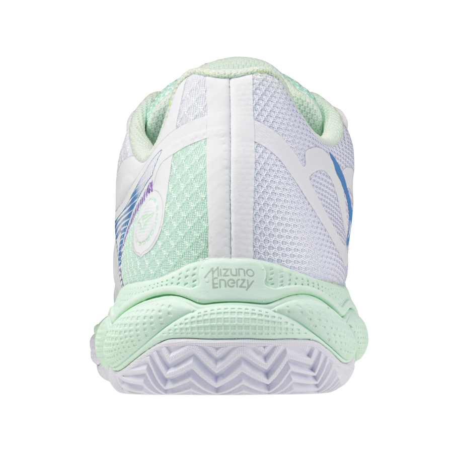Mizuno WAVE ENFORCE COURT CC White/frontier blue/bay Mizuno WAVE ENFORCE COURT CC White/frontier blue/bay