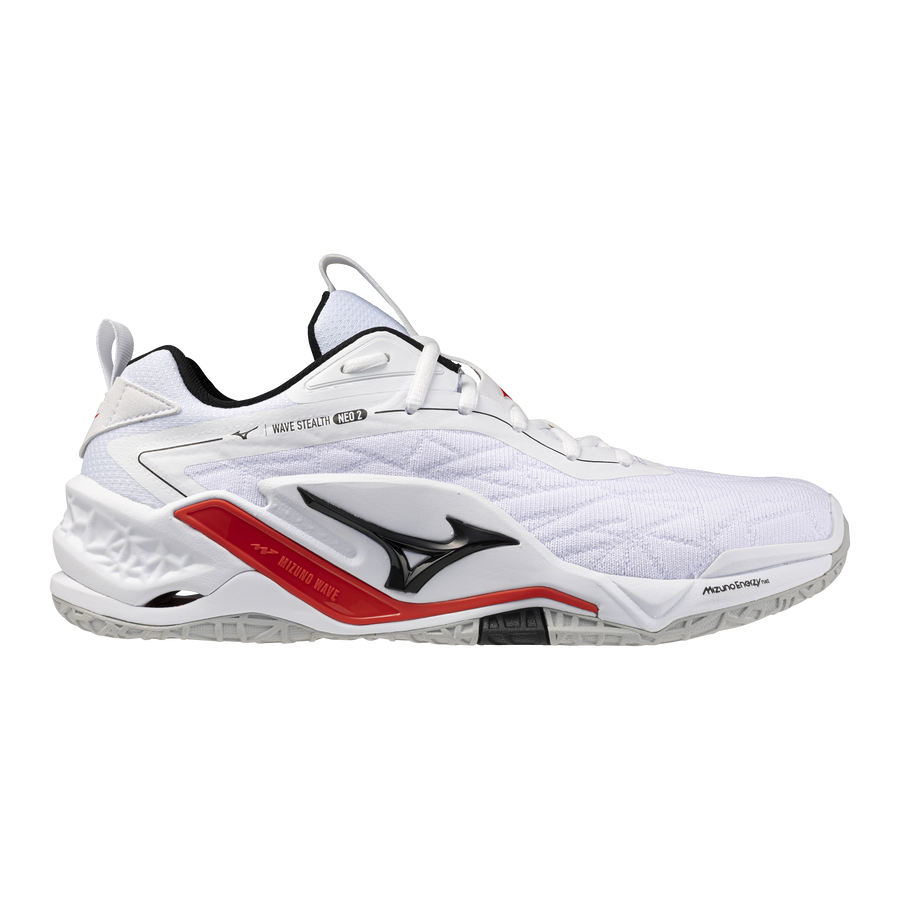 Mizuno WAVE STEALTH NEO 2 White/Black/Fiery Red