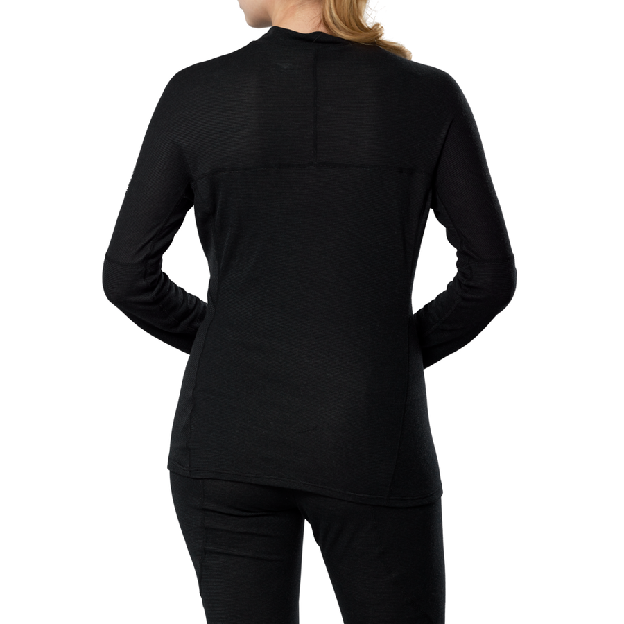 Mizuno Premium Merino Wool Half Zip Black