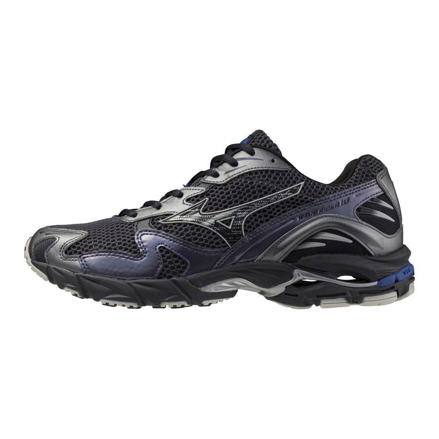 Mizuno WAVE RIDER 10 Odyssey Gray/Black/Metallic Gray