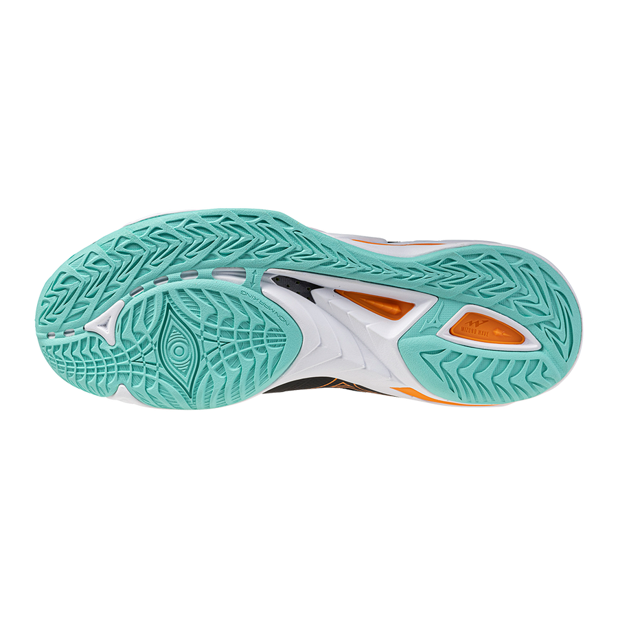 Mizuno WAVE MIRAGE 5 Black/Tangelo/Ice Green