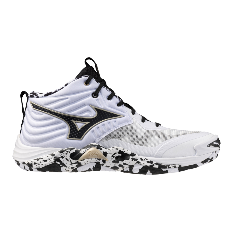 Mizuno WAVE MOMENTUM ELITE MID White/Black/GE Gold