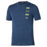 Mizuno Core Run Short Sleeve Tee(M) Estate Blue