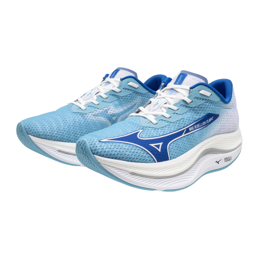 Mizuno WAVE REBELLION FLASH 2 River blue/mugen blue/white