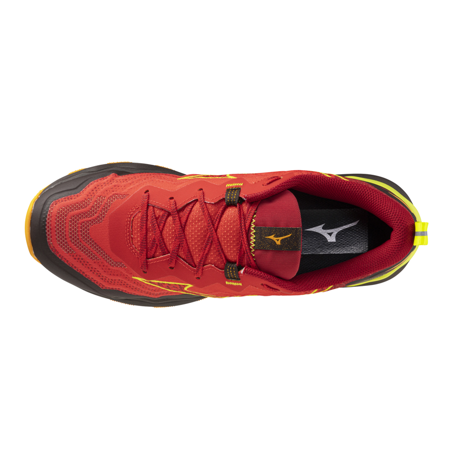 Mizuno WAVE DAICHI 9 High risk red/evening primrose/bright marigold