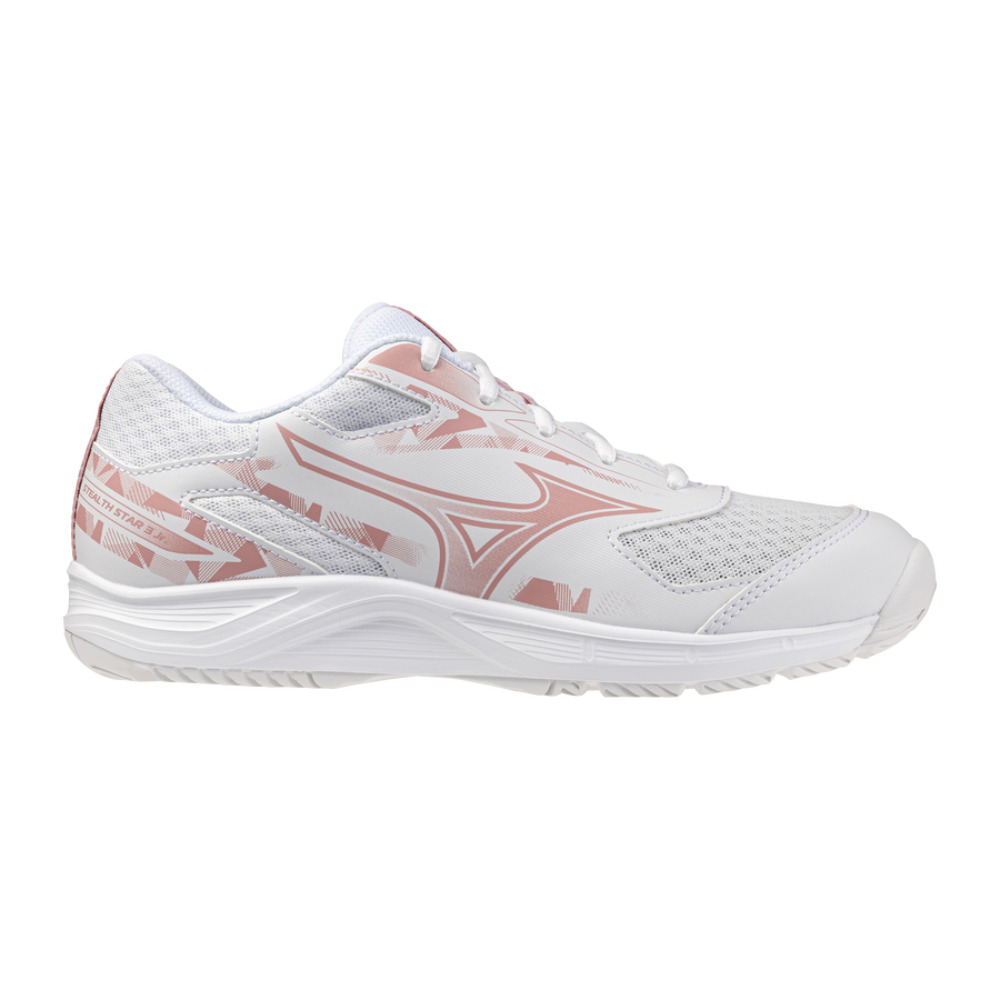 Mizuno STEALTH STAR 3 JR. White/Rose Elegance/Lava Falls