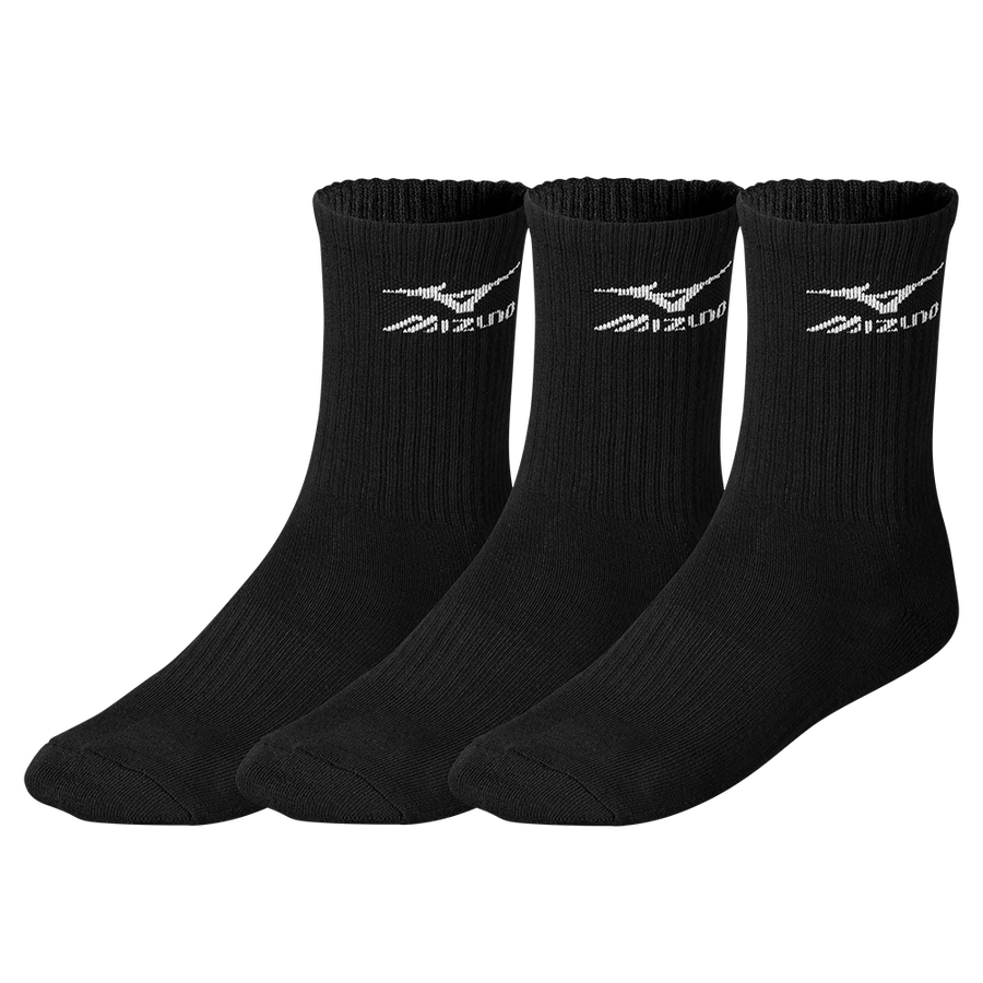 Mizuno Training 3P Socks Black/Black/Black