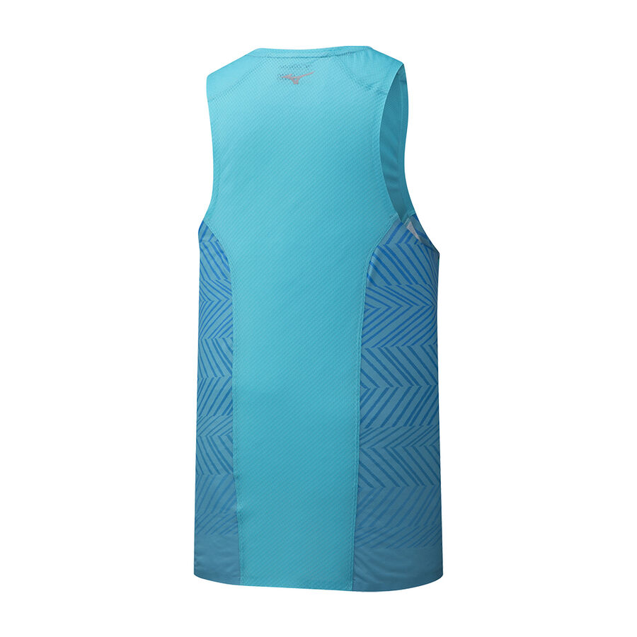 Mizuno Aero Tank Peacock Blue