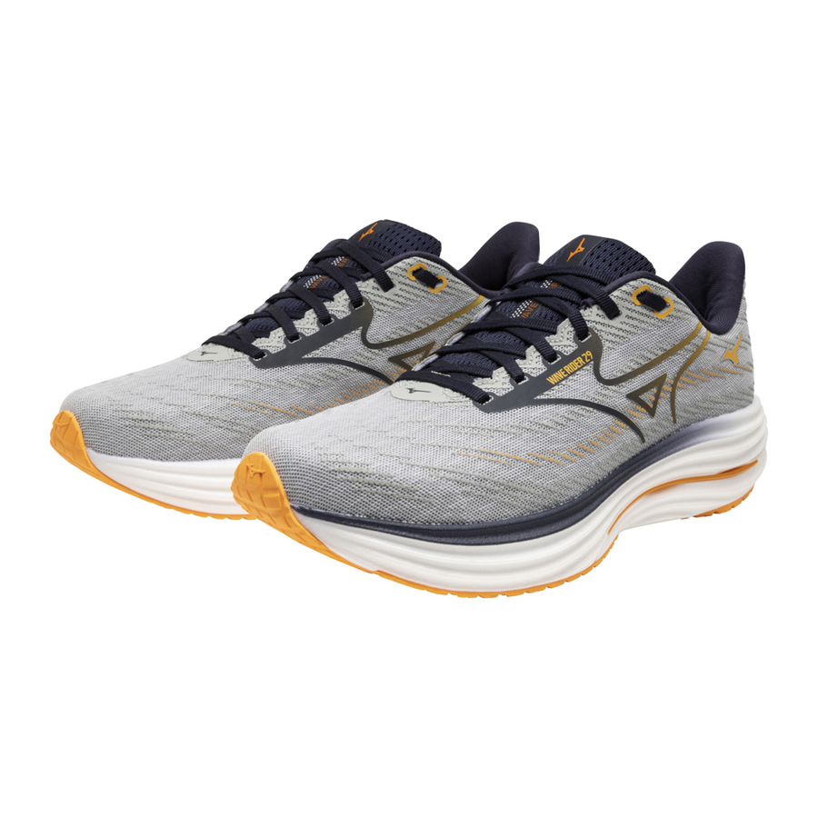 Mizuno WAVE RIDER 29 Harbor Mist/Baritone Blue/Tang Orange