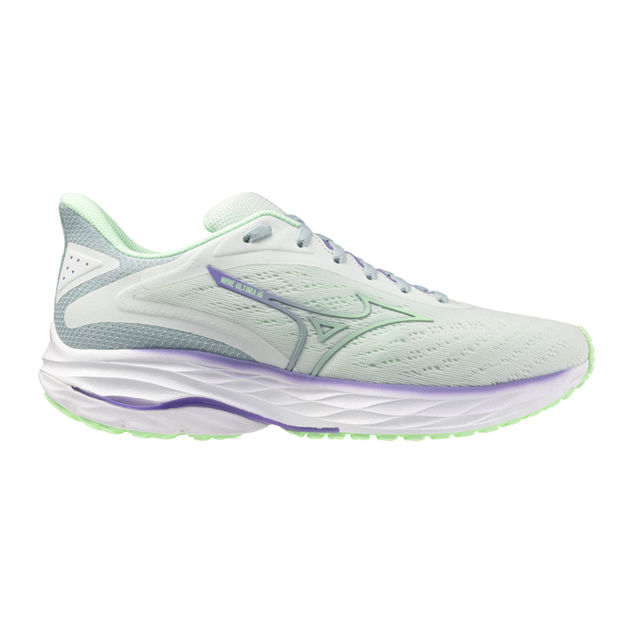 Mizuno WAVE ULTIMA 16 Hint of mint/neo mint/paisley purple