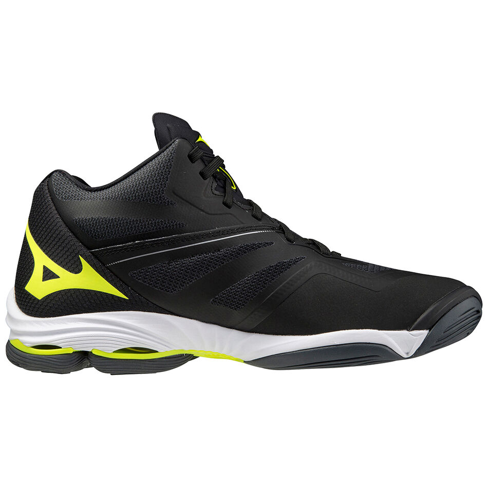 Mizuno Wave Lightning Z6 Mid Black/BlueAtoll/SYellow
