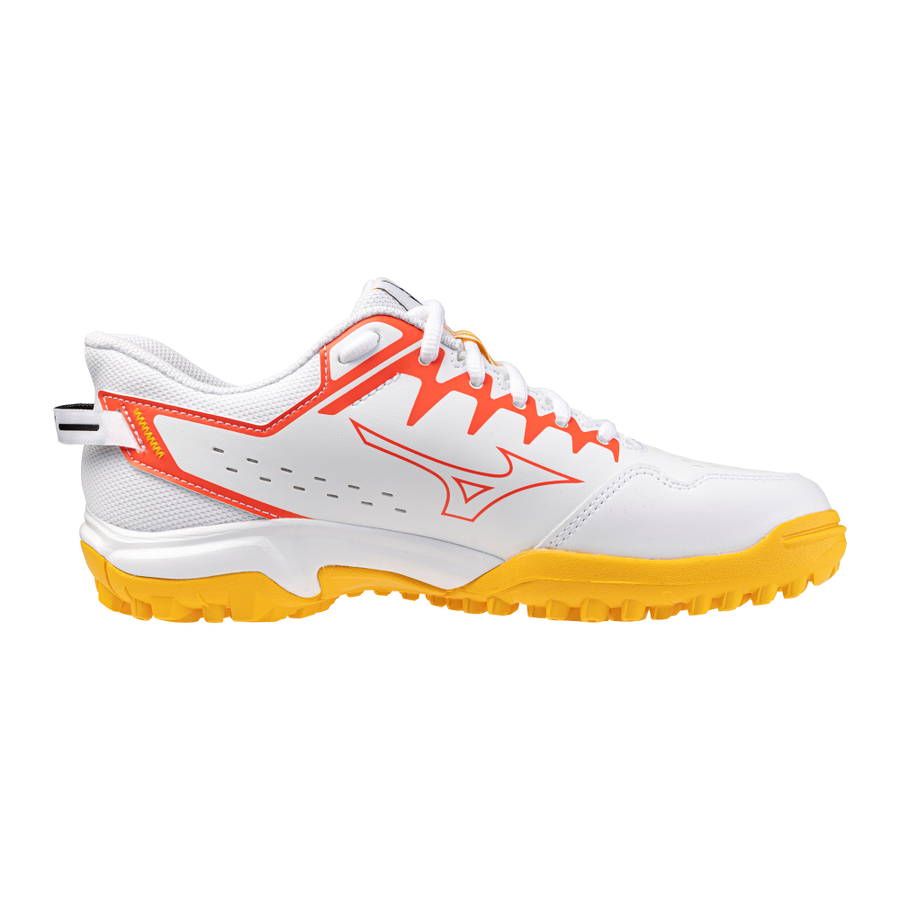 Mizuno WAVE LYNX 2 Jr. White/Fiery Coral 2/Citrus