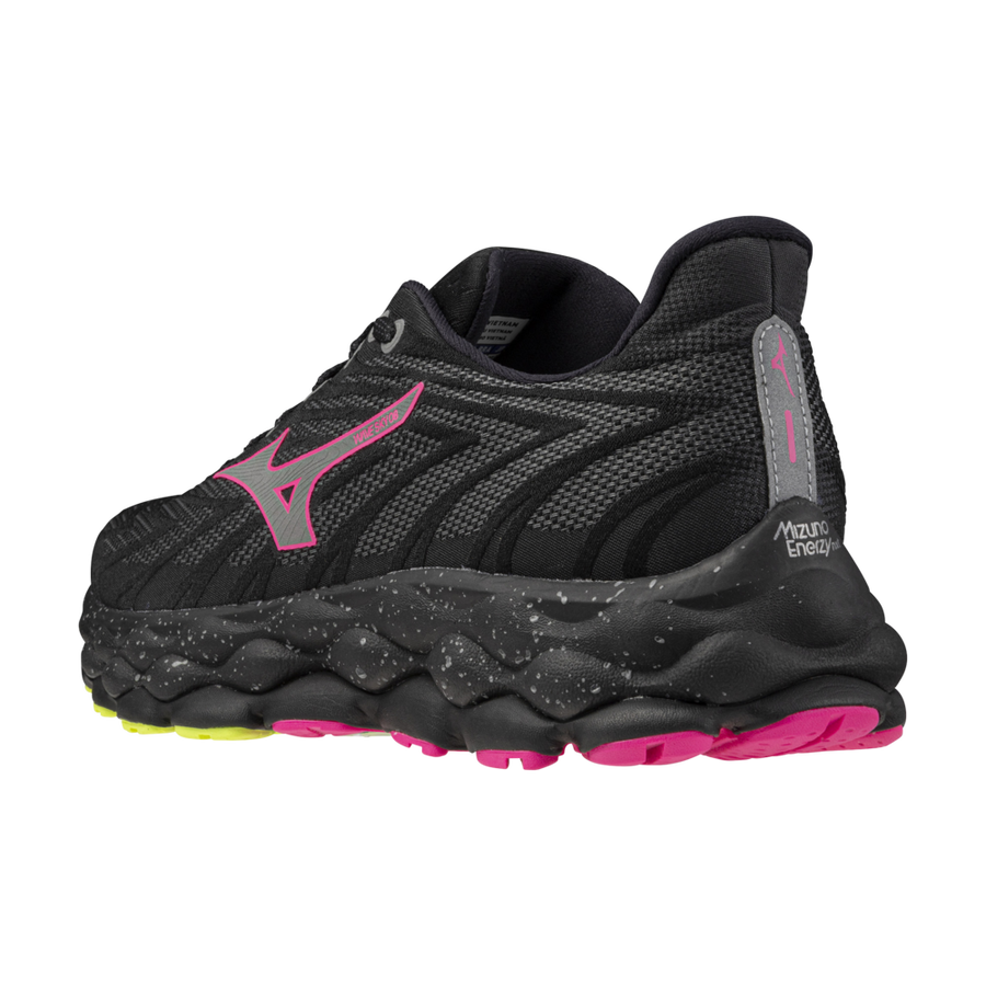 Mizuno WAVE SKY 8 Black/silver/pink tetra