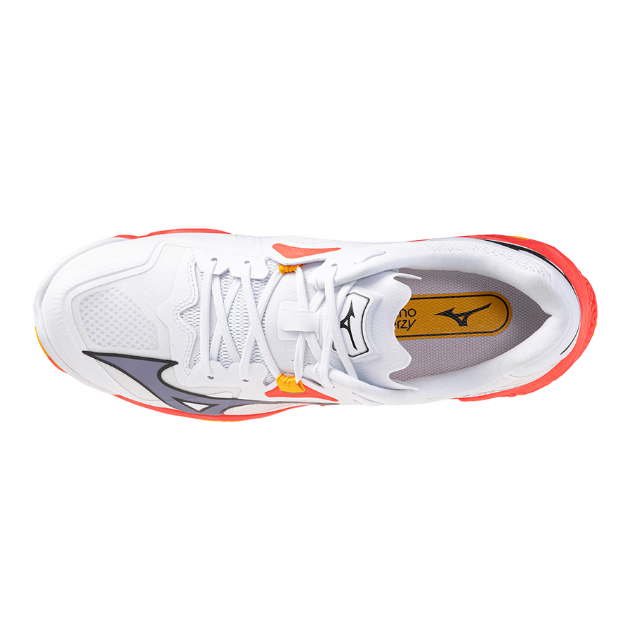 Mizuno WAVE LIGHTNING Z8 White/Fiery Coral 2/Citrus