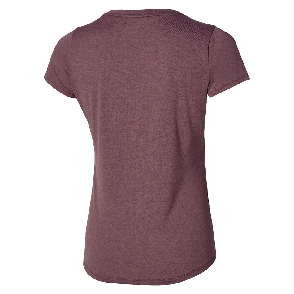 Mizuno Core runbird short sleeve tee Pepper corn