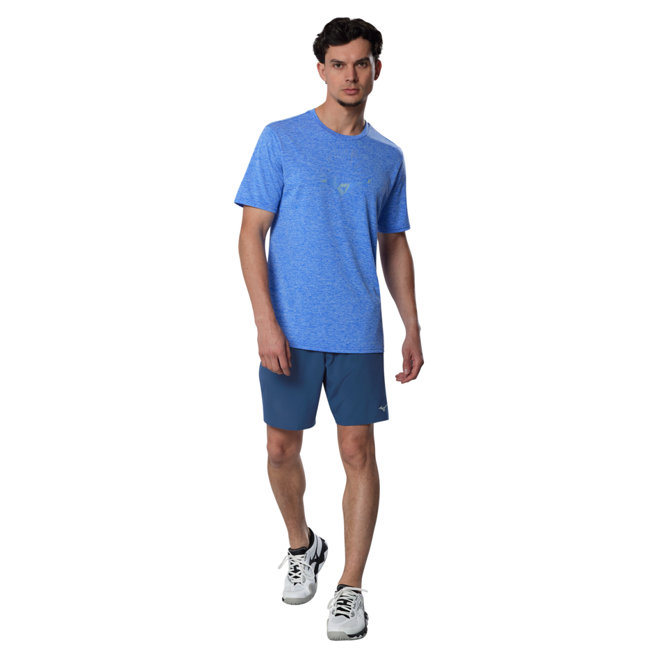 Mizuno Short Sleeve Tee(M) Dazzling Blue