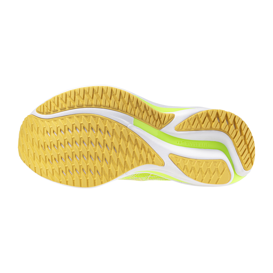 Mizuno WAVE RIDER 28 Mizuno neo lime/flax/mizuno snow white