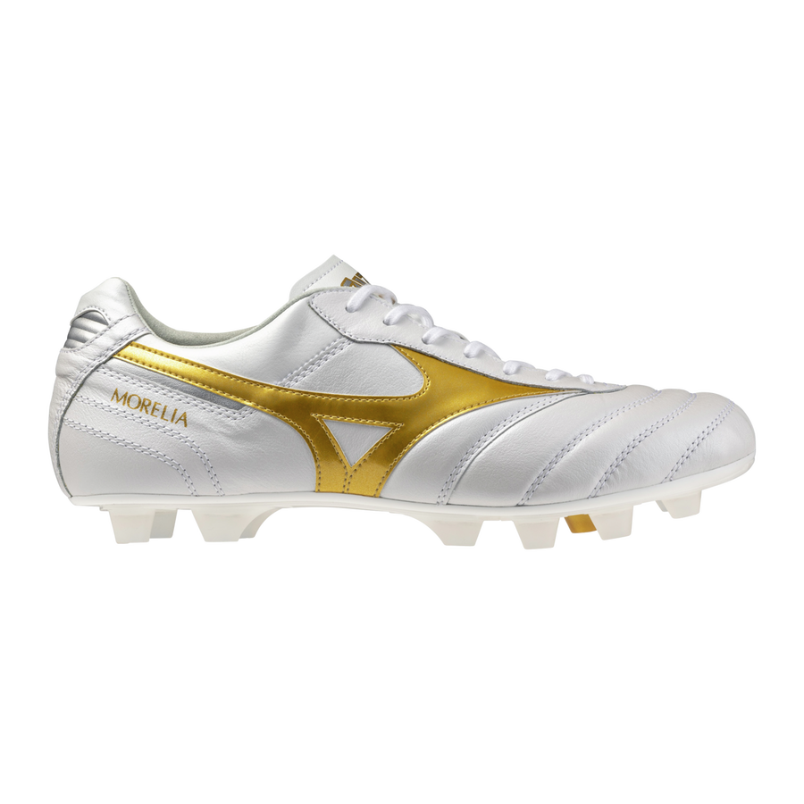 Mizuno MORELIA II JAPAN White/Football Gold/Galaxy Silver