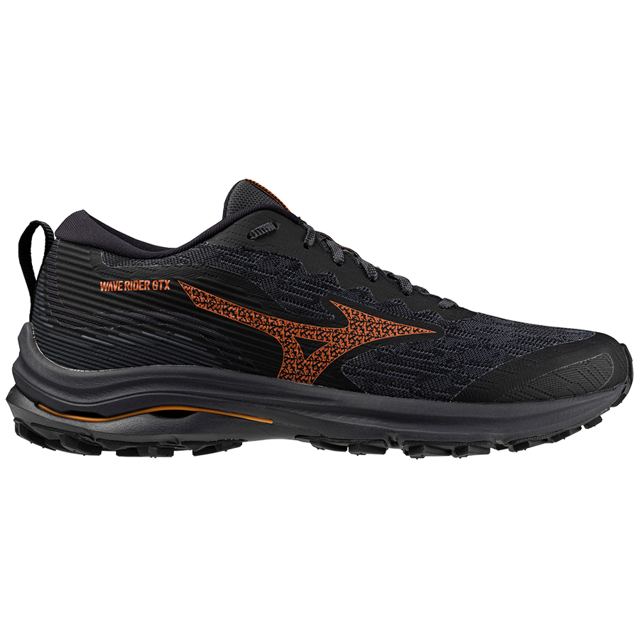 Mizuno WAVE RIDER GTX Black/Nasturtium/Carrot Curl